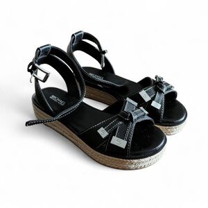 Michael Kors Black Platform Sandals
